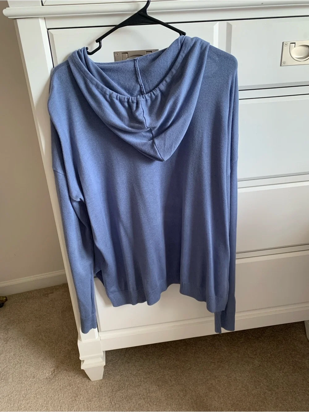 Rachel Zoe Periwinkle 'WEEKEND' Hooded Pullover
